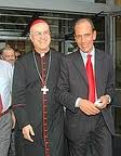 Giuseppe Profiti con el Cardenal Bertone